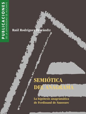 cover image of Semiótica del anagrama